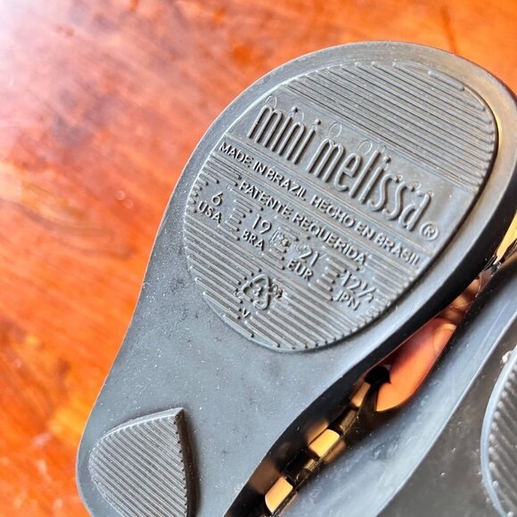 Mini Melissa Alice in Wonderland Cheshire Cat Maryjane Shoes- Size 6 - Picture 2 of 7